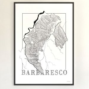 barbaresco wijnkaart poster
