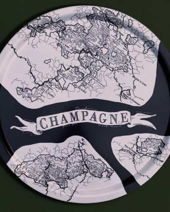 champagne dienblad