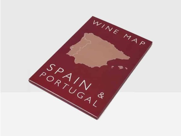 spanje portugal poster wijnkaart